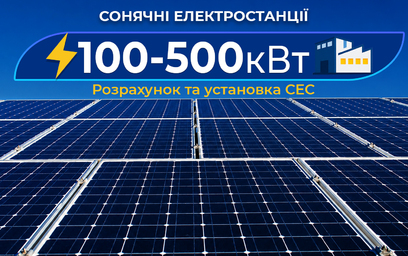 Солнечные электростанции от 100 до 500 кВт