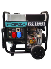Генератор дизельный FORZA FDG8800TE 6.0/6.5 кВт 220/380В с электрозапуском