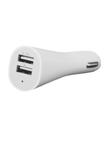 Адаптер живлення USB 12V/24V DC 2*5V/2100/1000mA AUTO WELLE AW06-13W білий