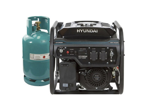 ГАЗ/бензиновый генератор HHY 3050F