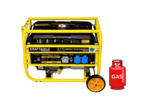 Генератор ГАЗ/бензиновый Kraft Dele KD125 3 кВт