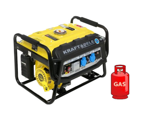 Генератор ГАЗ/бензиновый Kraft Dele KD148 3 кВт