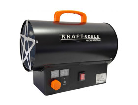 Газовий обігрівач Kraft Dele 25 кВт + термостат + редуктор KD11700