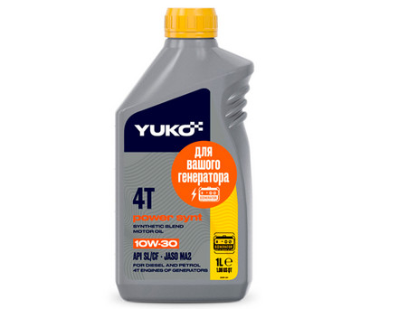 Олива YUKO POWER SYNT 4T 10W-30, 1л