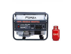 Генератор ГАЗ/бензиновий Forza FPG4500AЕ 2.8/3.0 кВт з електрозапуском