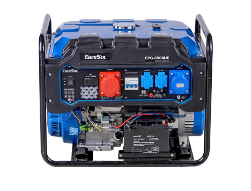 Генератор бензиновий EnerSol EPG-8500UE 8.0/8.5кВт, трифазний, з електрозапуском