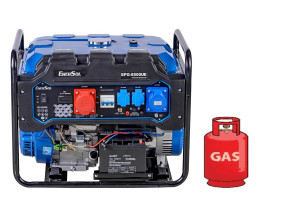 Генератор Газ/бензиновий EnerSol EPG-8500UE 8.0/8.5 кВт, трифазний, з електрозапуском