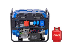 Генератор Газ/бензиновий EnerSol EPG-8500UE 8.0/8.5 кВт, трифазний, з електрозапуском