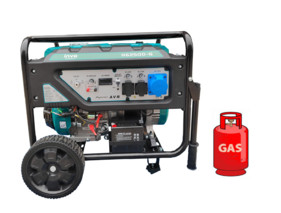 Генератор ГАЗ/бензиновий INVO H6250D-G 5.0/5.5 кВт з електрозапуском