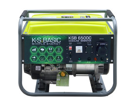 Генератор бензиновий K&S BASIC KSB 6500C 5.0кВт/5.5кВт ручн.старт 220В