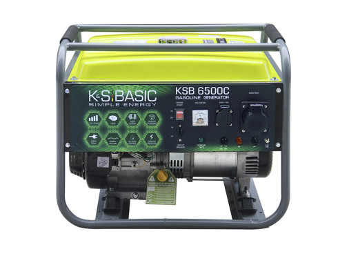 Генератор бензиновий K&S BASIC KSB 6500C 5.0кВт/5.5кВт ручн.старт 220В