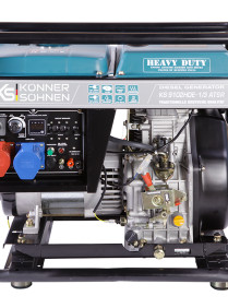 Генератор дизельный Könner&Söhnen KS 9102HDE 1/3 ATSR 6.0кВт/6.5кВт 230/400В