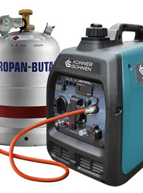 Генератор инверторный ГАЗ/бензиновый Könner&Söhnen KS 2100iG S 1.8/2.0кВт 230В