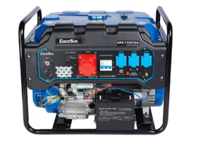 Генератор бензиновий EnerSol EPG-7500TEA 7.0/7.5 кВт, трифазний, з електрозапуском, адаптований під АТС