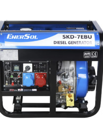 Генератор дизельный EnerSol SKD-7EBU 6.0/6.5 кВт, трехфазный, с электрозапуском