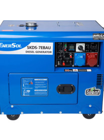 Генератор дизельный EnerSol SKDS-7EBAU 6.0/6.5 кВт, трехфазный, с электрозапуском