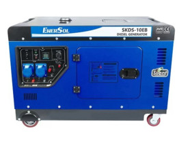 Генератор дизельний EnerSol SKDS-10EB 9.0/10.0 кВт з електрозапуском