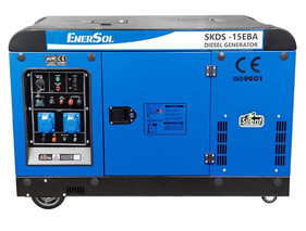 Генератор дизельний EnerSol SKDS-15EBA 12.0/13.0 кВт з електрозапуском