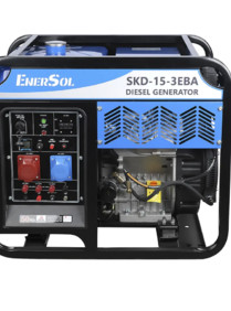 Генератор дизельный EnerSol SKD-15-3EBA 12.0/13.0 кВт, трехфазный, с электрозапуском
