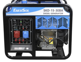 Генератор дизельний EnerSol SKD-15-3EBA 12.0/13.0 кВт, трифазний, з електрозапуском