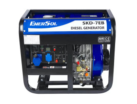 Генератор дизельний EnerSol SKD-7EB 6.0/6.5 кВт з електрозапуском
