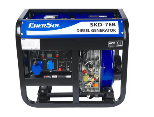 Генератор дизельний EnerSol SKD-7EB 6.0/6.5 кВт з електрозапуском