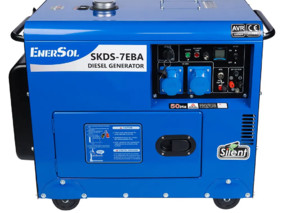 Генератор дизельний EnerSol SKDS-7EBA 6.0/6.5 кВт з електрозапуском