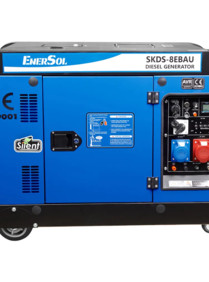 Генератор дизельный EnerSol SKDS-8EBAU 7.5/8.0 кВт, трехфазный, с электрозапуском