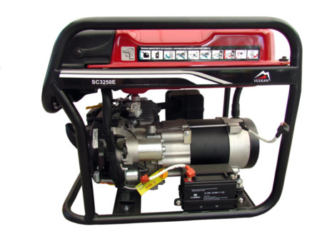 Генератор бензиновий Vulkan SC3250E-II 2.5/2.8 кВт з електрозапуском