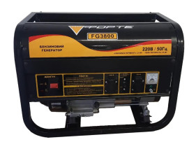 Генератор бензиновий FORTE FG3800 2.8/3.0 кВт з ручним запуском