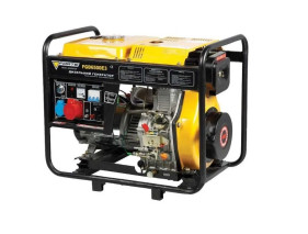 Генератор дизельний FORTE FGD6500E3 5.0/5.5 кВт, трифазний, з електрозапуском
