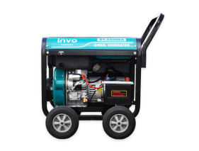 Дизельний генератор INVO DT-6500EA,6/6,5кВт, 230/380В