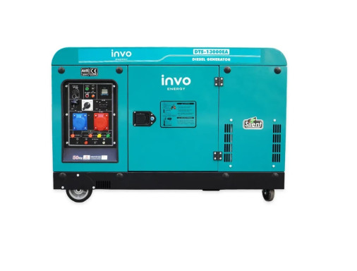 Дизельный генератор INVO DTS-13000EA в кожухе, 12/13кВт, 220/380В