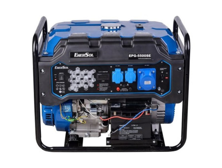 Бензиновый генератор EnerSol EPG-5500SE 5.0/5.5 кВт с электрозапуском