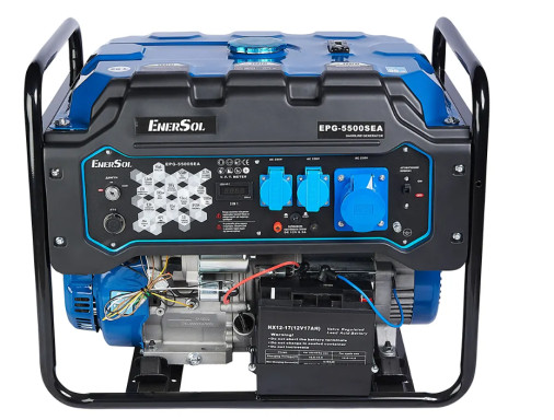 Бензиновый генератор EnerSol EPG-5500SEA 5.0/5.5 кВт с электрозапуском, адаптированный под АТС