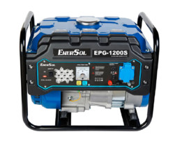 Генератор бензиновый EnerSol EPG-1200S 1.0/1.2 кВт с ручным запуском