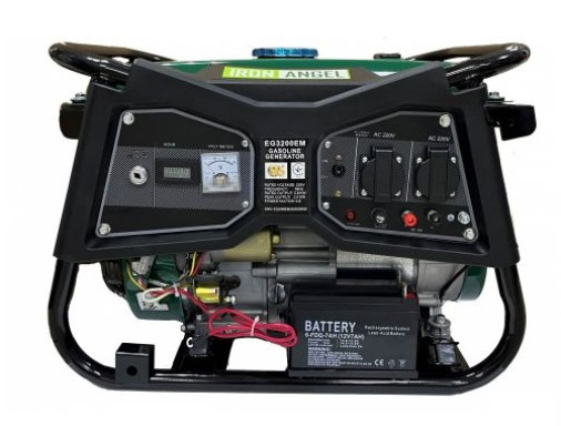 Бензиновый генератор Iron Angel EG 3200 ME 2.8/3.2 кВт с электрозапуском
