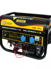 Бензиновый генератор FORTE FG3500Е 2.5/2.8 кВт с электрозапуском