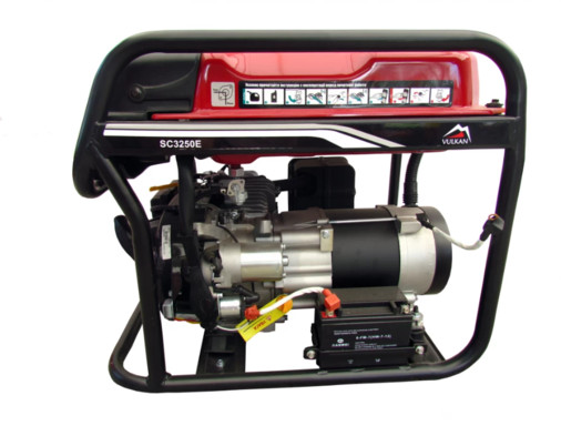 Генератор бензиновый Vulkan SC3250E-II 2.5/2.8 кВт с электрозапуском