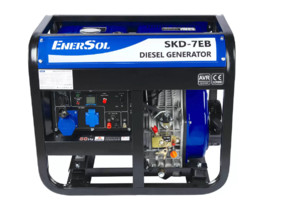 Генератор дизельный EnerSol SKD-7EB 6.0/6.5 кВт с электрозапуском