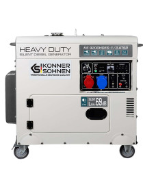 Генератор дизельный Könner&Söhnen KS 9200HDES-1/3 ATSR 6.0кВт/6.5кВт(220В) / 7.0кВт/7.5кВт(400В) также
