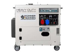 Генератор дизельный Könner&Söhnen KS 9200HDES-1/3 ATSR 6.0кВт/6.5кВт(220В) / 7.0кВт/7.5кВт(400В) также