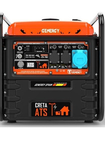 Генератор инверторный бензиновый GENERGY CRETA 7.2/7.5 кВт с электрозапуском + АВР