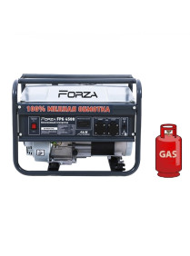 Генератор ГАЗ/бензиновый Forza FPG4500AЕ 2.8/3.0 кВт с электрозапуском