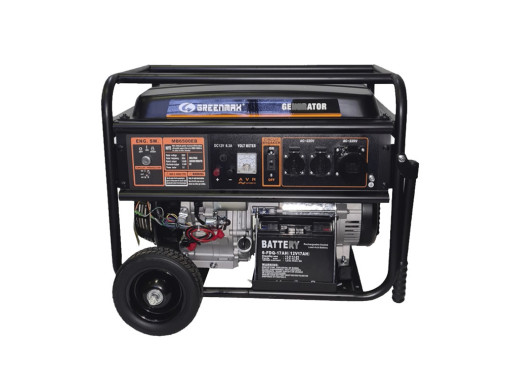 Генератор бензиновый GREENMAX MB6500EB3 5.0/5.5 кВт, трехфазный, с электрозапуском
