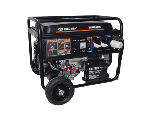 Бензиновый генератор GREENMAX MB9000EB 7.0/7.5 кВт с электрозапуском