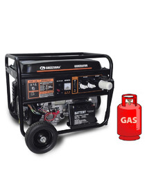 Генератор ГАЗ/бензиновый GREENMAX MB9000EB 7.0/7.5 кВт с электрозапуском