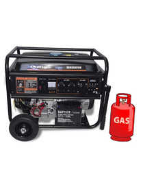 Генератор ГАЗ/бензиновый GREENMAX MB6500EB3 5.0/5.5 кВт, трехфазный, с электрозапуском