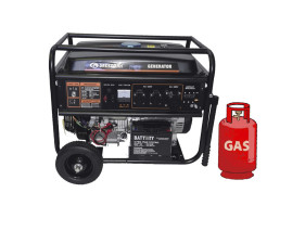 Генератор ГАЗ/бензиновый GREENMAX MB6500EB3 5.0/5.5 кВт, трехфазный, с электрозапуском