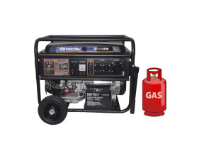 Генератор ГАЗ/бензиновый GREENMAX MB6500EB 5.0/5.5 кВт с электрозапуском